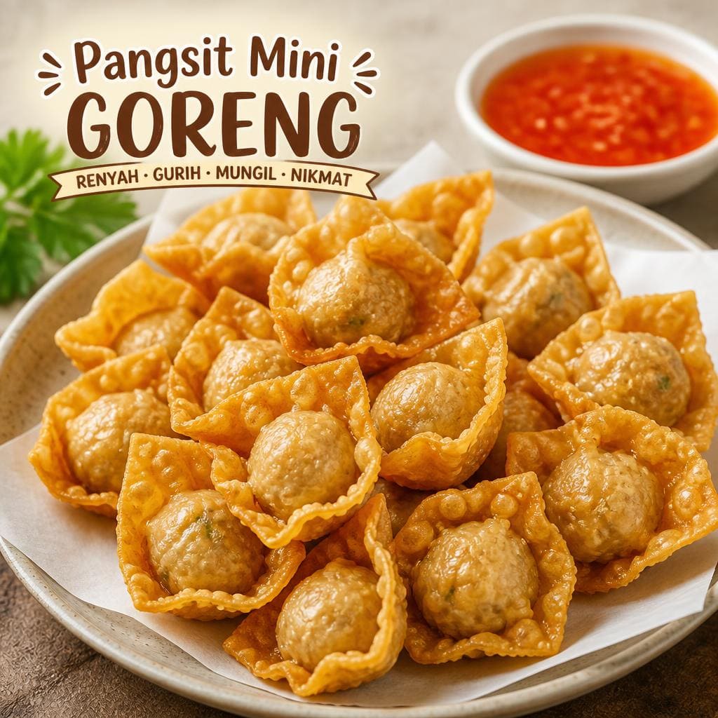 Pangsit Mini Goreng dari kategori cemilan Gopek House
